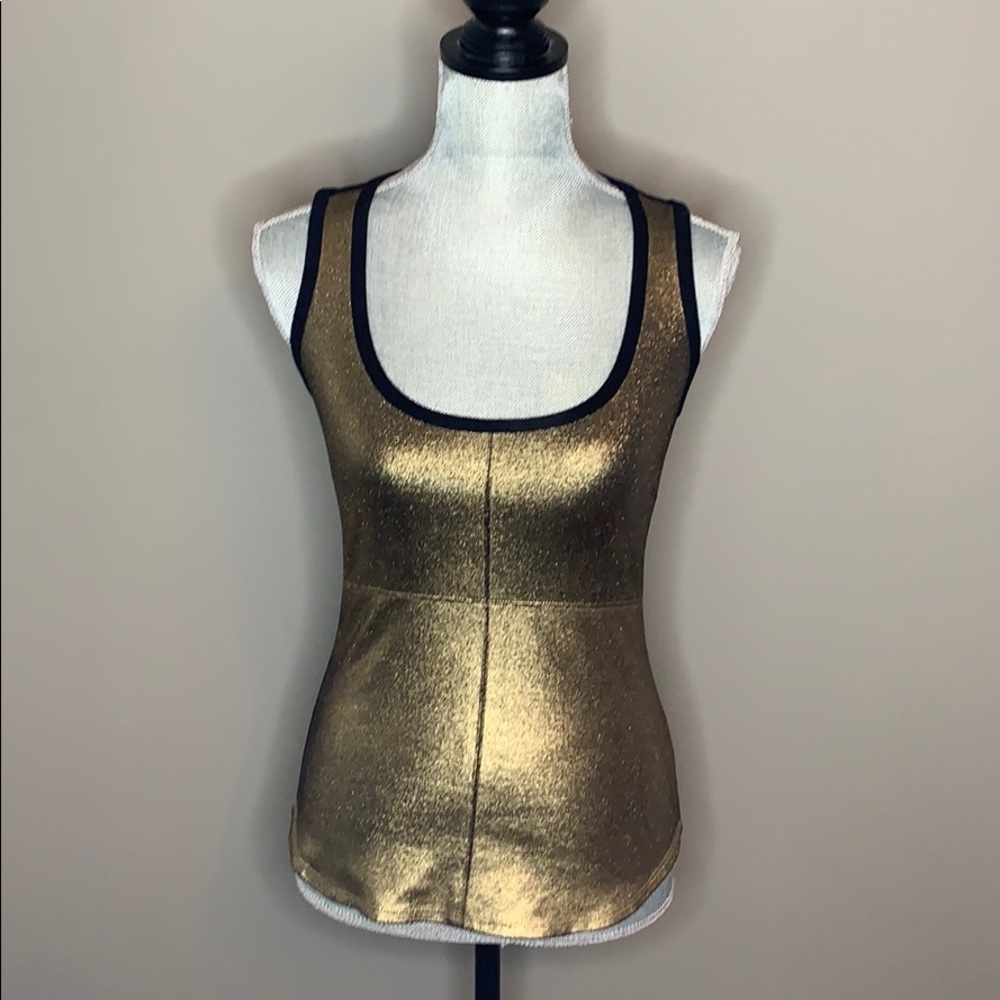 Karen Kane Gold Tank